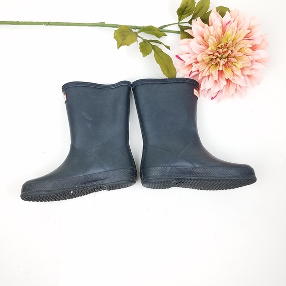 Hunter Kids' First Classic navy blue size 11 - Picture 2 of 6